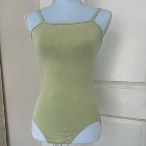 light green mirella ballet leotard
